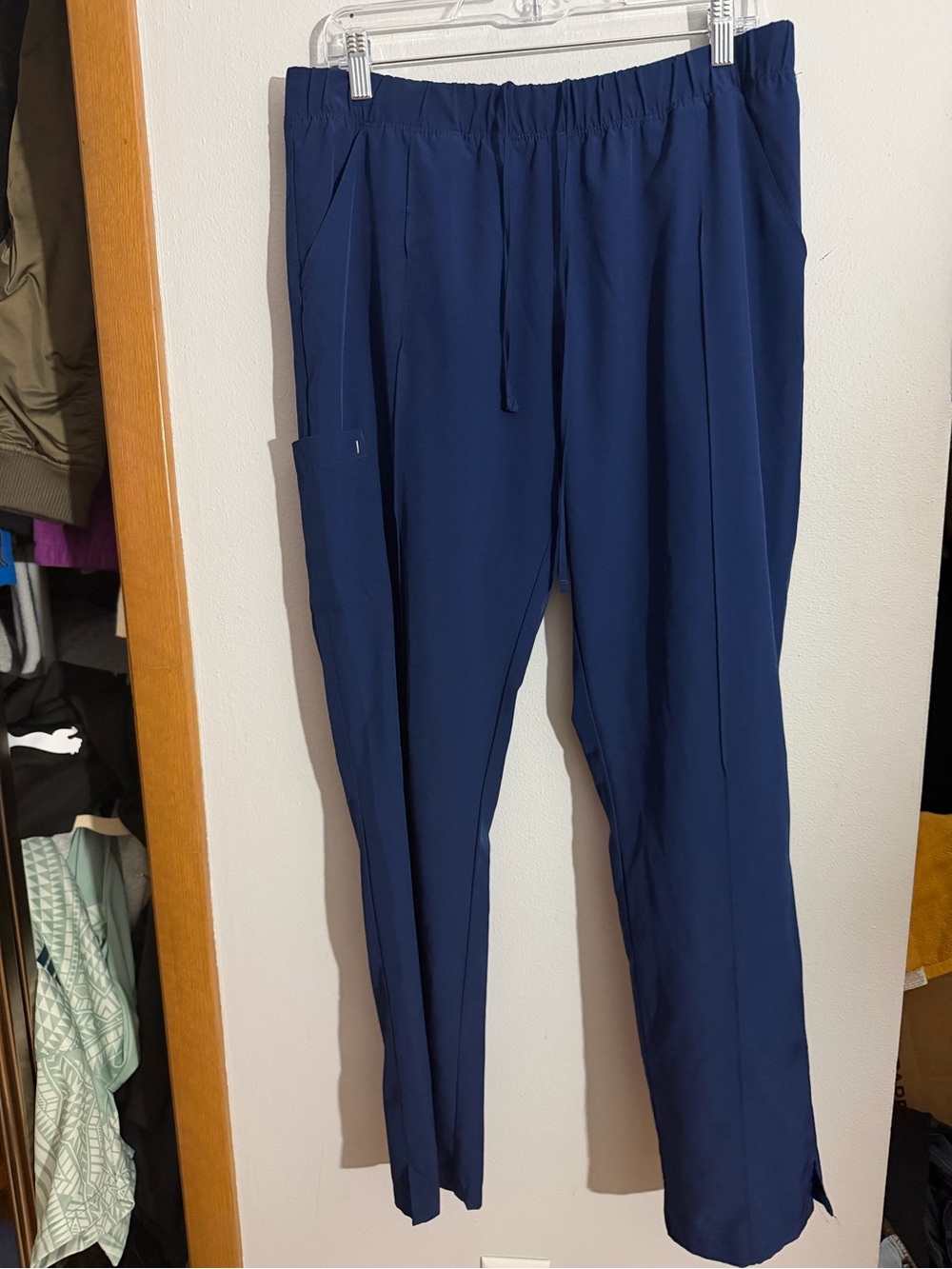 Relaxed Navy Drawstring Jogger Pants